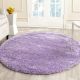 Modern Purple Geometric Home Rug